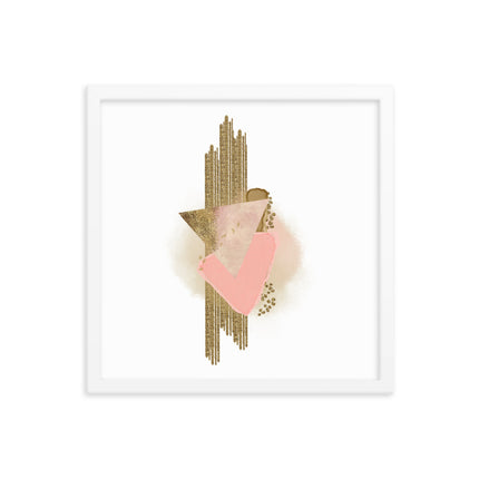 Framed poster - PINK LUXURY