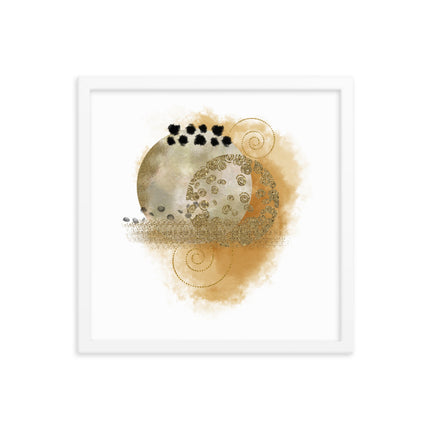 Framed poster - GOLDEN HARMONY