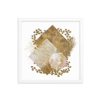 Framed poster - GLAMOROUS GEOMETRY
