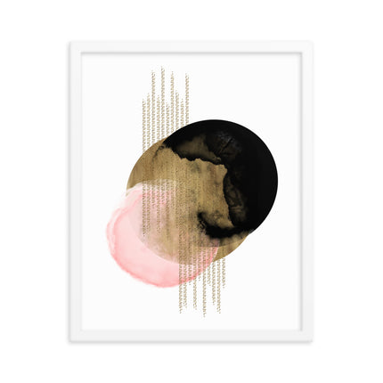 Framed poster - ABSTRACT ELEGANCE