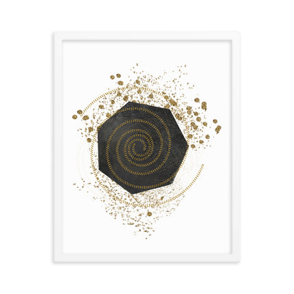 Framed poster - COSMIC SPIRAL