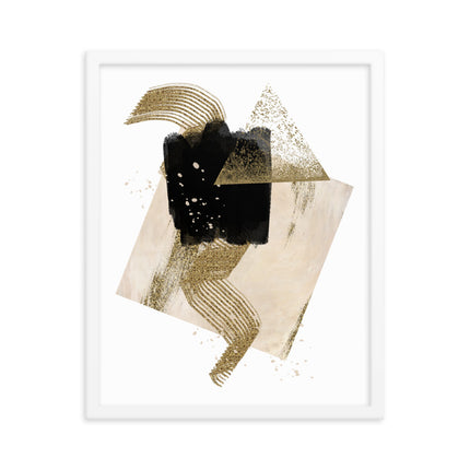 Framed poster - GOLDEN ELEGANCE