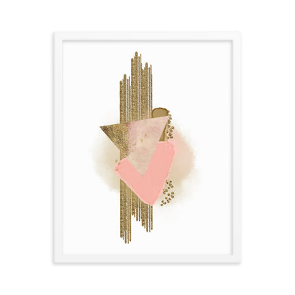 Framed poster - PINK LUXURY