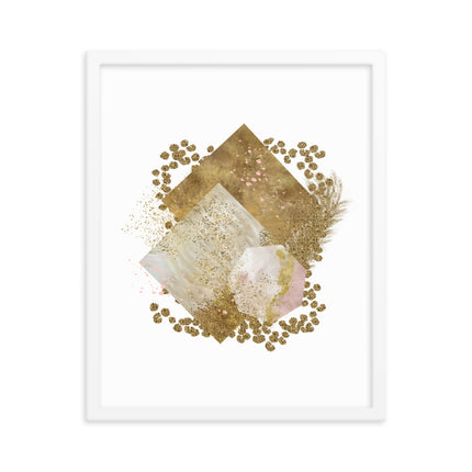 Framed poster - GLAMOROUS GEOMETRY