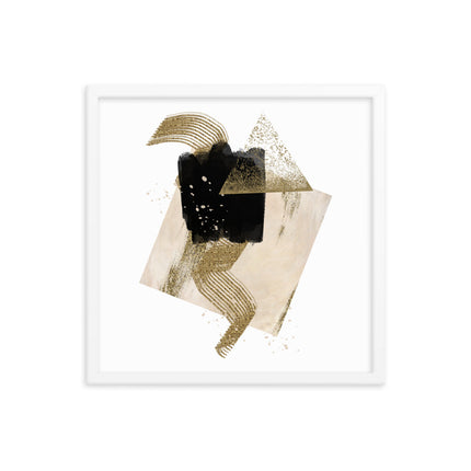 Framed poster - GOLDEN ELEGANCE