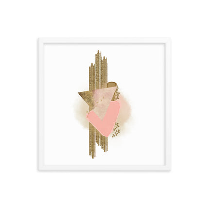 Framed poster - PINK LUXURY