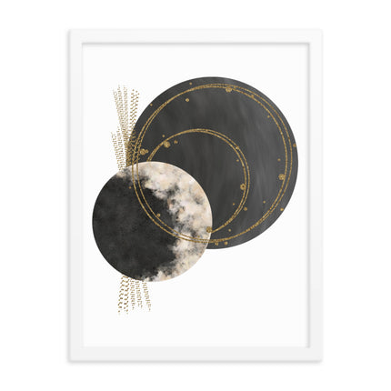 Framed poster - COSMIC CIRCLES