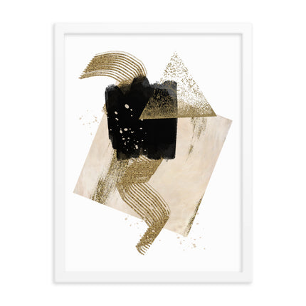 Framed poster - GOLDEN ELEGANCE