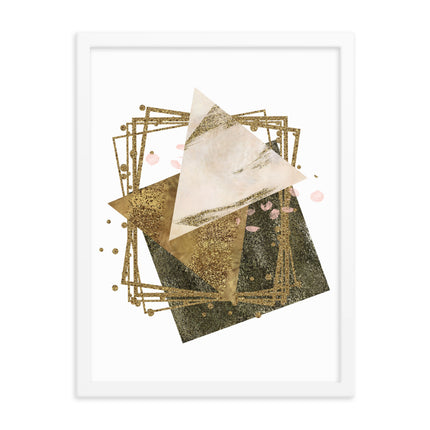 Framed poster - GOLDEN GEOMETRY