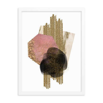 Framed poster - GLAMOUR ABSTRACTION