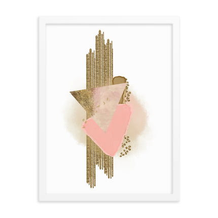 Framed poster - PINK LUXURY