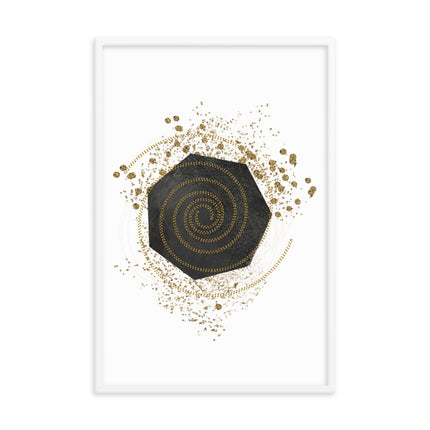 Framed poster - COSMIC SPIRAL