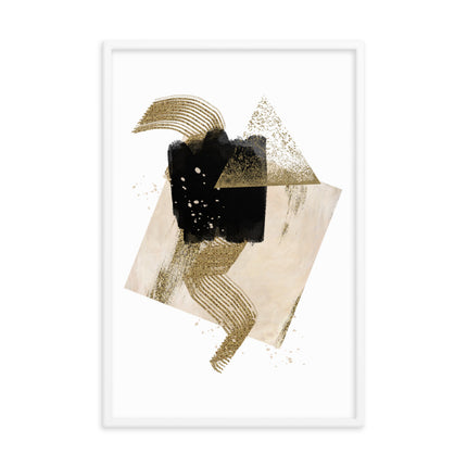Framed poster - GOLDEN ELEGANCE