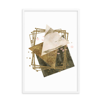 Framed poster - GOLDEN GEOMETRY