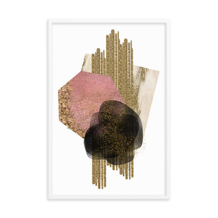 Framed poster - GLAMOUR ABSTRACTION