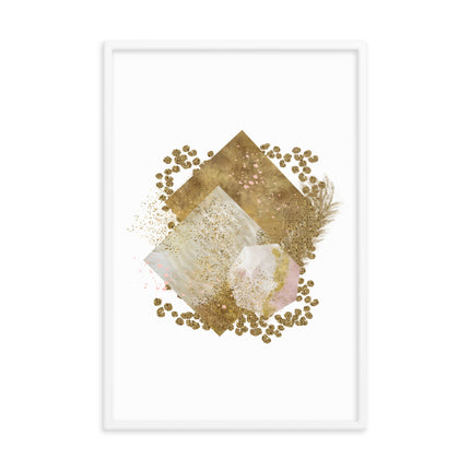 Framed poster - GLAMOROUS GEOMETRY