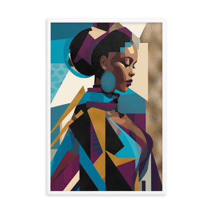Framed poster- GLITCH VISION