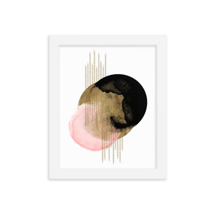 Framed poster - ABSTRACT ELEGANCE