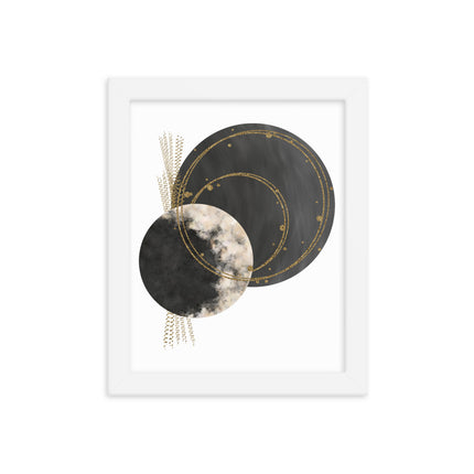 Framed poster - COSMIC CIRCLES