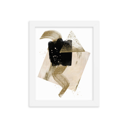 Framed poster - GOLDEN ELEGANCE