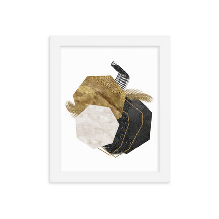 Framed poster - GEOMETRIC LUXURY
