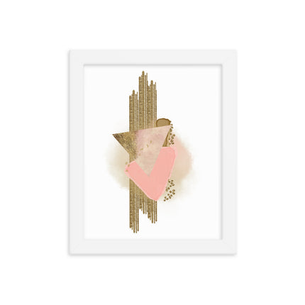 Framed poster - PINK LUXURY