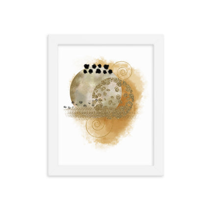 Framed poster - GOLDEN HARMONY