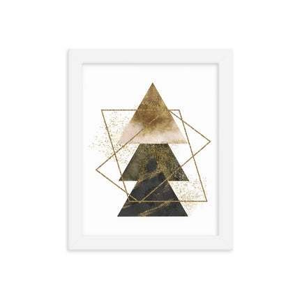 Framed poster - GOLDEN TRIANGLES