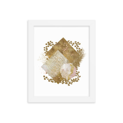 Framed poster - GLAMOROUS GEOMETRY