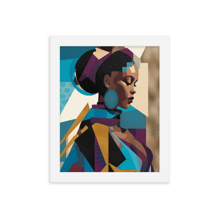 Framed poster- GLITCH VISION