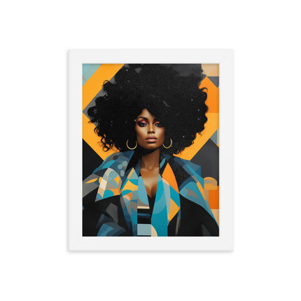 Framed poster- VIBRANTLY YOURS