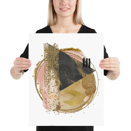 Poster - GOLDEN GEOMETRIC FUSION