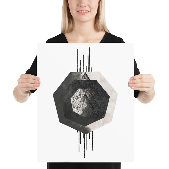 Poster - MONOCHROME GEOMETRIC