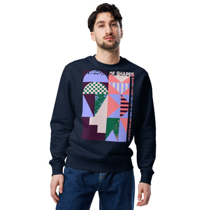 Eco-friendly sweatshirt - SYMPHONY OF SHAPES