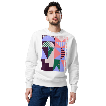 Eco-friendly sweatshirt - SYMPHONY OF SHAPES