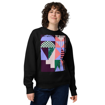Eco-friendly sweatshirt - SYMPHONY OF SHAPES