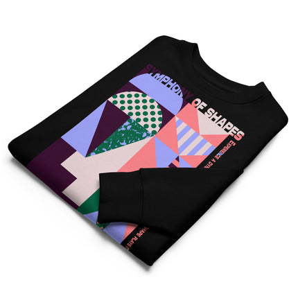 Eco-friendly sweatshirt - SYMPHONY OF SHAPES