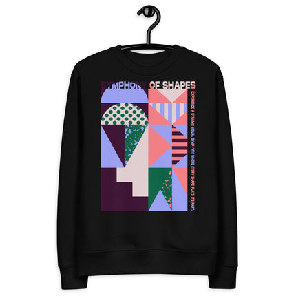Eco-friendly sweatshirt - SYMPHONY OF SHAPES