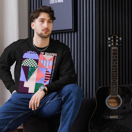 Eco-friendly sweatshirt - SYMPHONY OF SHAPES