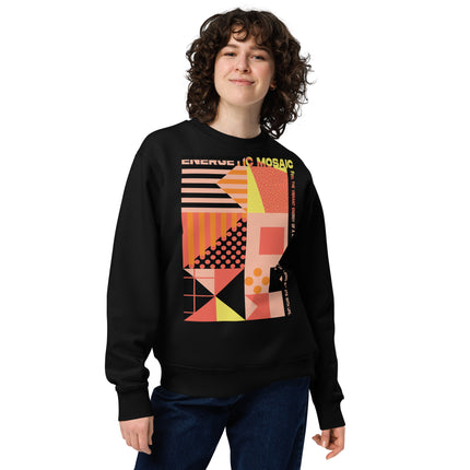 Eco-friendly sweatshirt - ENERGETIC MOSAIC