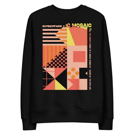 Eco-friendly sweatshirt - ENERGETIC MOSAIC