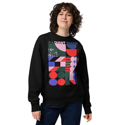 Eco-friendly sweatshirt - RADIANT SHAPES