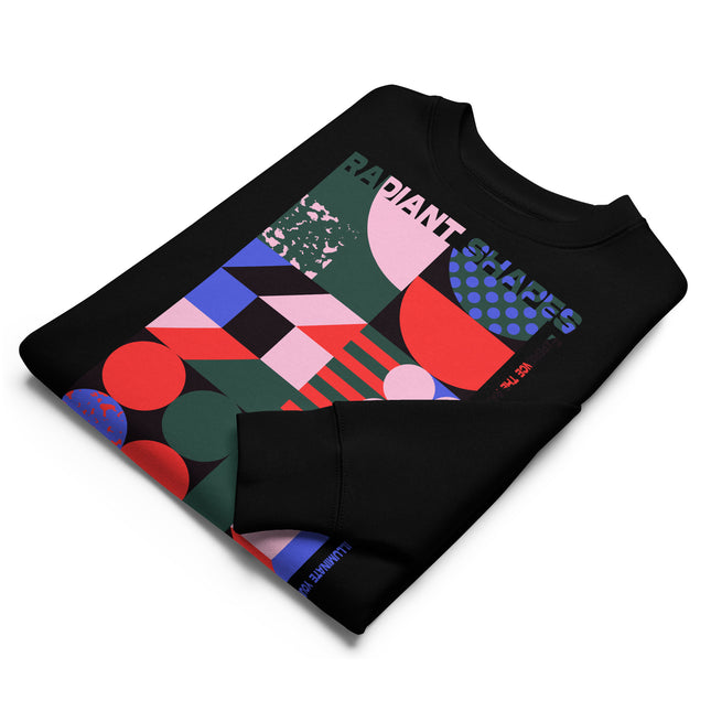 Eco-friendly sweatshirt - RADIANT SHAPES