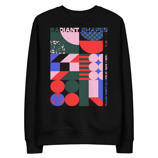 Eco-friendly sweatshirt - RADIANT SHAPES
