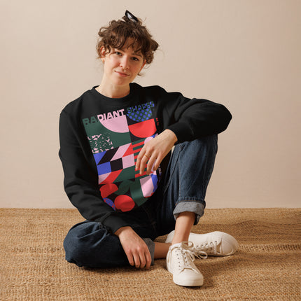 Eco-friendly sweatshirt - RADIANT SHAPES