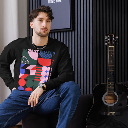 Eco-friendly sweatshirt - RADIANT SHAPES