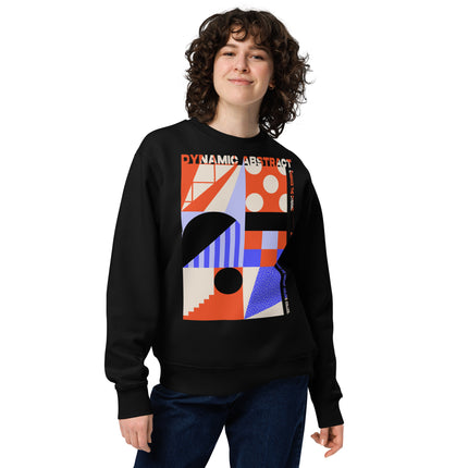 Eco-friendly sweatshirt - DYNAMIC ABSTRACT