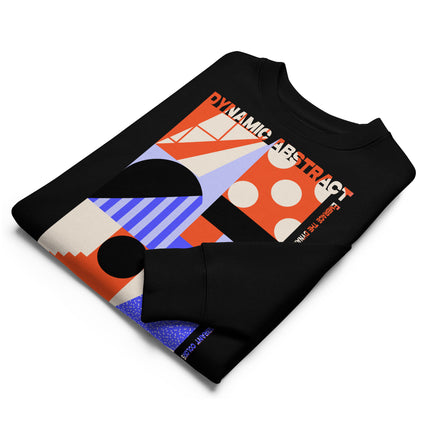 Eco-friendly sweatshirt - DYNAMIC ABSTRACT