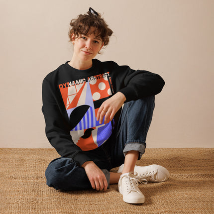 Eco-friendly sweatshirt - DYNAMIC ABSTRACT
