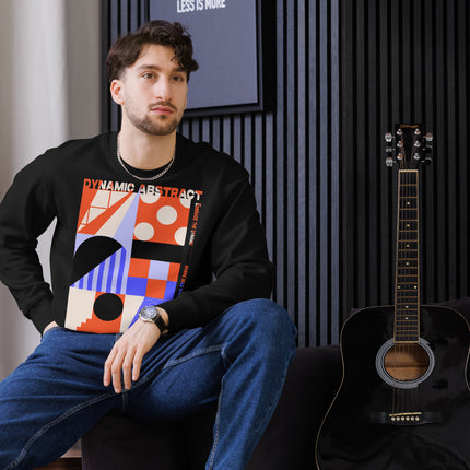 Eco-friendly sweatshirt - DYNAMIC ABSTRACT